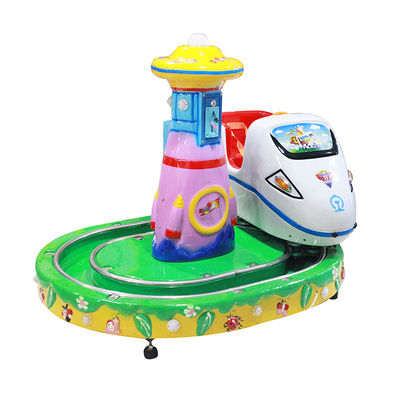 Giro sulla ferrovia di velocità di Arcade Coin Machine With High della città del treno per i bambini