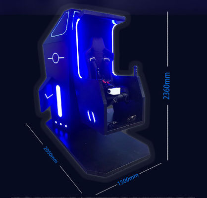 360 gradi VR Arcade Machine, gioco del vr della motocicletta 260V con 19 pollici di schermo