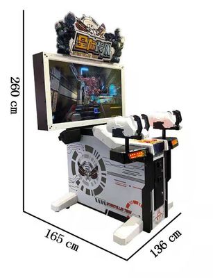Doppio simulatore di Arcade Machines Coin Operated Game della fucilazione del video stereoscopico dell'interno