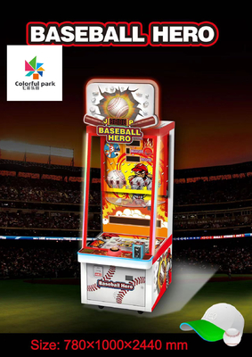 Macchina del gioco di sport di Arcade Machine Kid Baseball Hero dello spingitoio della moneta del centro commerciale