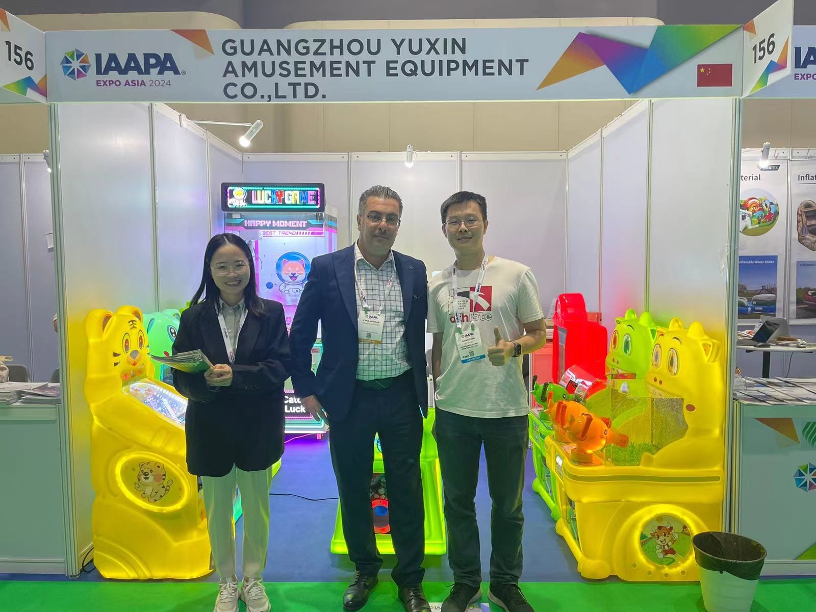 ultimo caso aziendale circa L'esposizione di Yuxin Amusement Co., Ltd. in Thailandia ha avuto un grande successo, conquistando fedeli fan e ordini di esportazione.