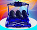 VR acrilico Arcade Machine, 3 sedia dei sedili 9d Vr con le forti leve di comando