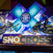 Moto a gettone della neve dell'incrocio di SNO che determina il videogioco arcade Arcade Machines a gettoni del simulatore di moto