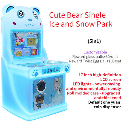 Macchina da gioco a monete da 17 pollici Ice and Snow Park Macchina da gioco arcade 220V