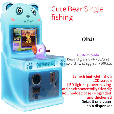 Giochi Arcade Video Simulator Token Coin Push Gioco di pesca per giocatore singolo