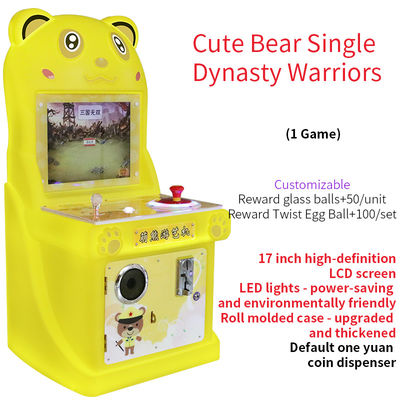 Mini Cute Bear Gioco d'arcade con monete Gioco con joystick