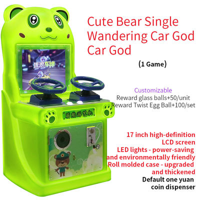 Macchina da corsa per auto arcade Macchina da gara per monete per bambini Auto errante Dio gioco di corse