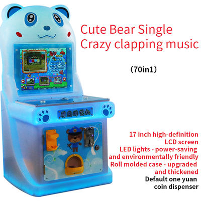 Gioco d'arcade per bambini con giocatore singolo con pulsante da 17 pollici