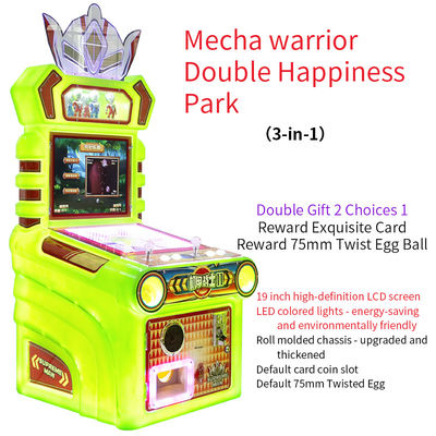 Guerriero Arcade Macchina meccanica a monete Guerriero per due giocatori Happy Park