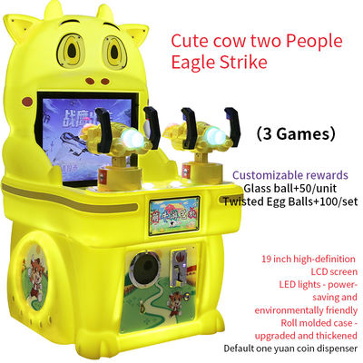 Macchina per giochi d'arcade a tiro con monete adatta ai bambini