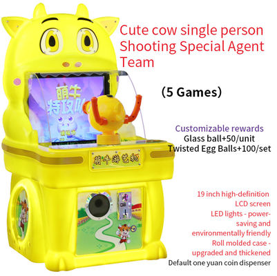 Water Gun Shooting Arcade Game Children Single Water Shooter Machine Coin Arcade Games
