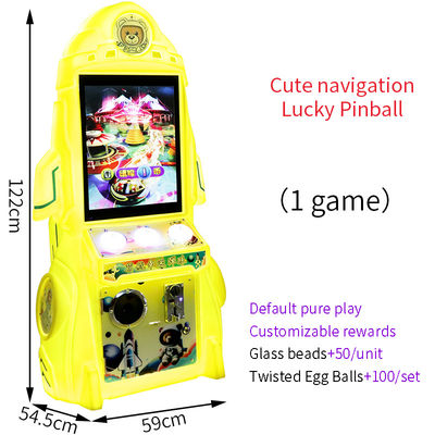 Gabinetto di giochi in stile arcade Unico giallo esperienza infinita eccitazione macchina di gioco
