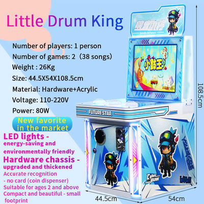 Children'S Drum King Button Tapping Game For All Age Groups Video Game Coins Will Be Recorded