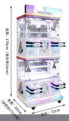 Nuova idea di prodotto 2025 Regalo Arcade Bambola Claw Machine Gioco Gioco Gioco Griglia Famiglia Quattro Persone Gioco Claw Machine