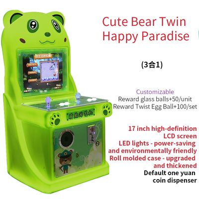 Macchina arcade elettronica a gettoni per interni commerciali con joystick per bambini